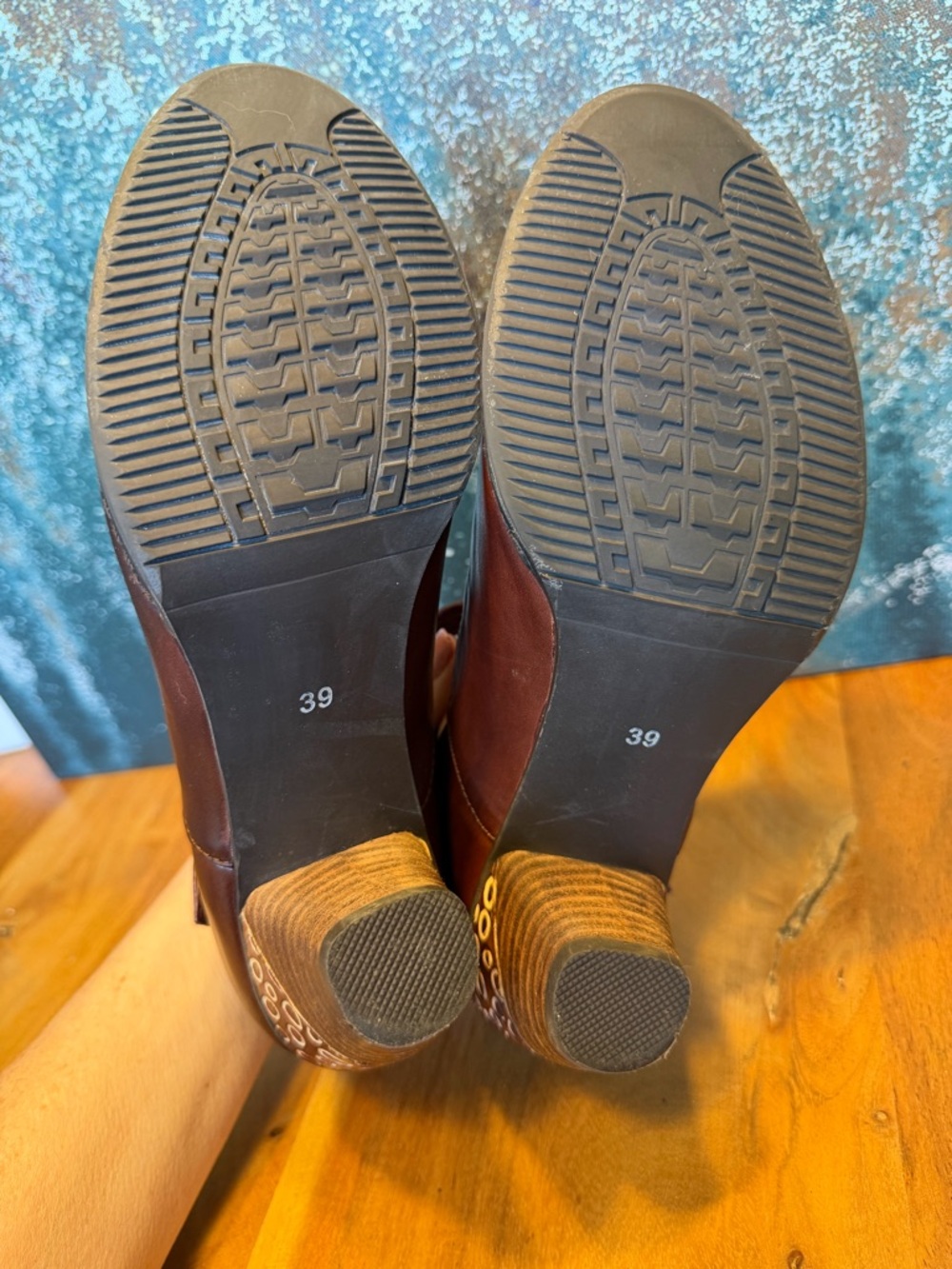 Spring Step L’Artiste Vintage Boho Brown Leather Mary Jane Pumps 8.5 (EUC) - Picture 10 of 12